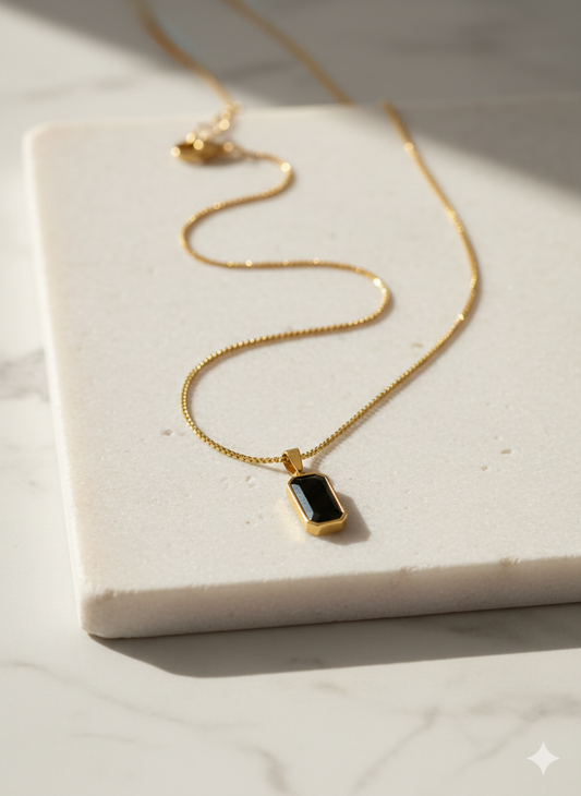 Mid Night Onyx Heirloom Pendant