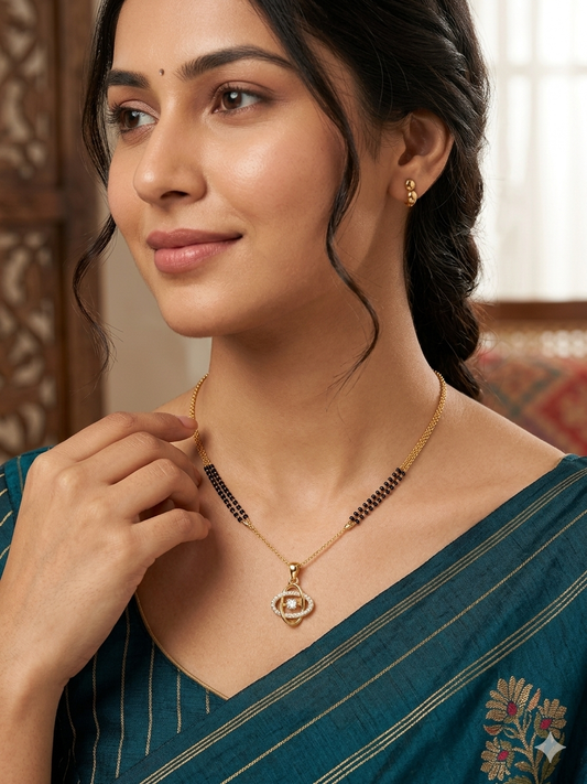 Clover Design Trendy Mangalsutra