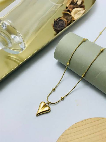 Little Heart Pendant Anti Tarnish | 18K Gold Plated