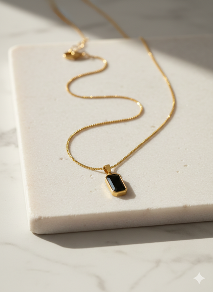 Mid Night Onyx Heirloom Pendant