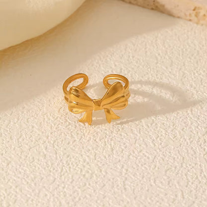 Anti Tarnish Bow Ring
