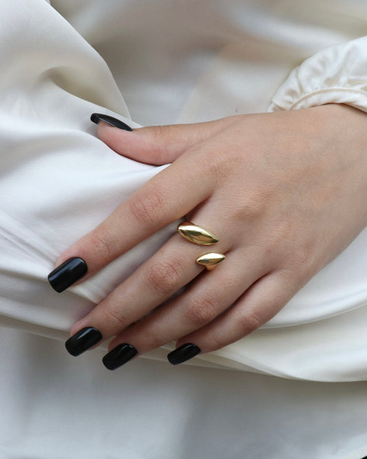 Anti Tarnish Trendy Adjustable Ring