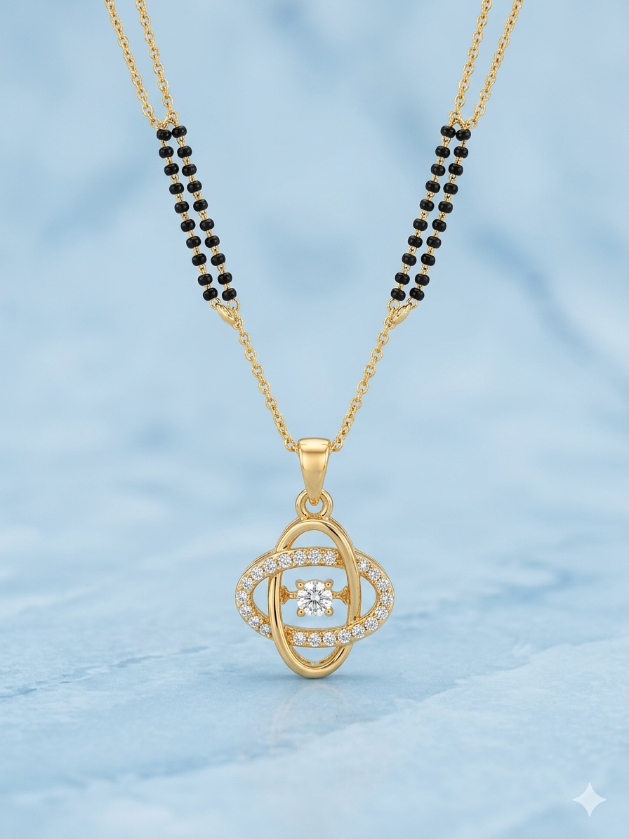 Clover Design Trendy Mangalsutra