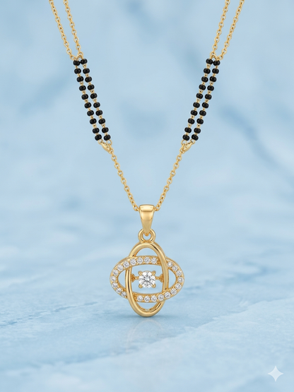 Clover Design Trendy Mangalsutra