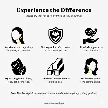 Oval Gold Plated Necklace